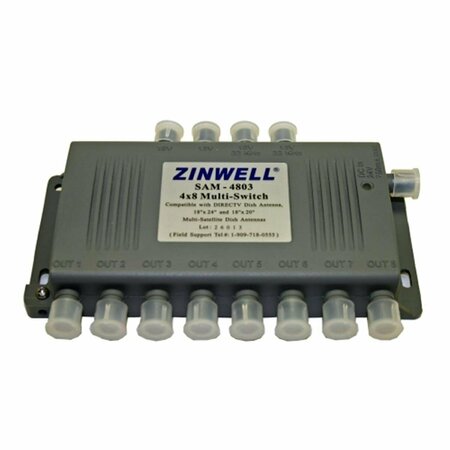 HOMEVISION TECHNOLOGY 4 in 8 out Multiswith Zinwell Sam-4803 DGSSAM4803